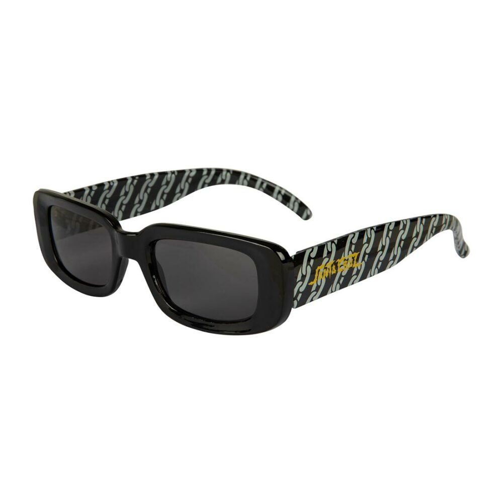 Santa Cruz Dungeon Strip Sunglasses - Black