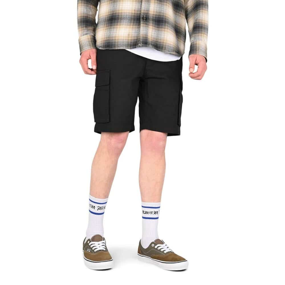 Santa Cruz Gauntlet Cargo Shorts - Black