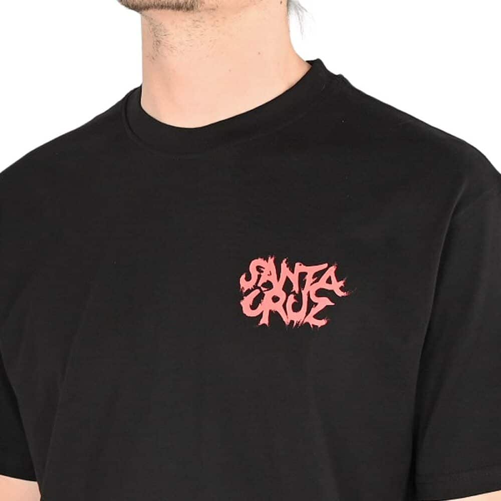 Santa Cruz Knox Firepit Dot S/S T-Shirt - Black