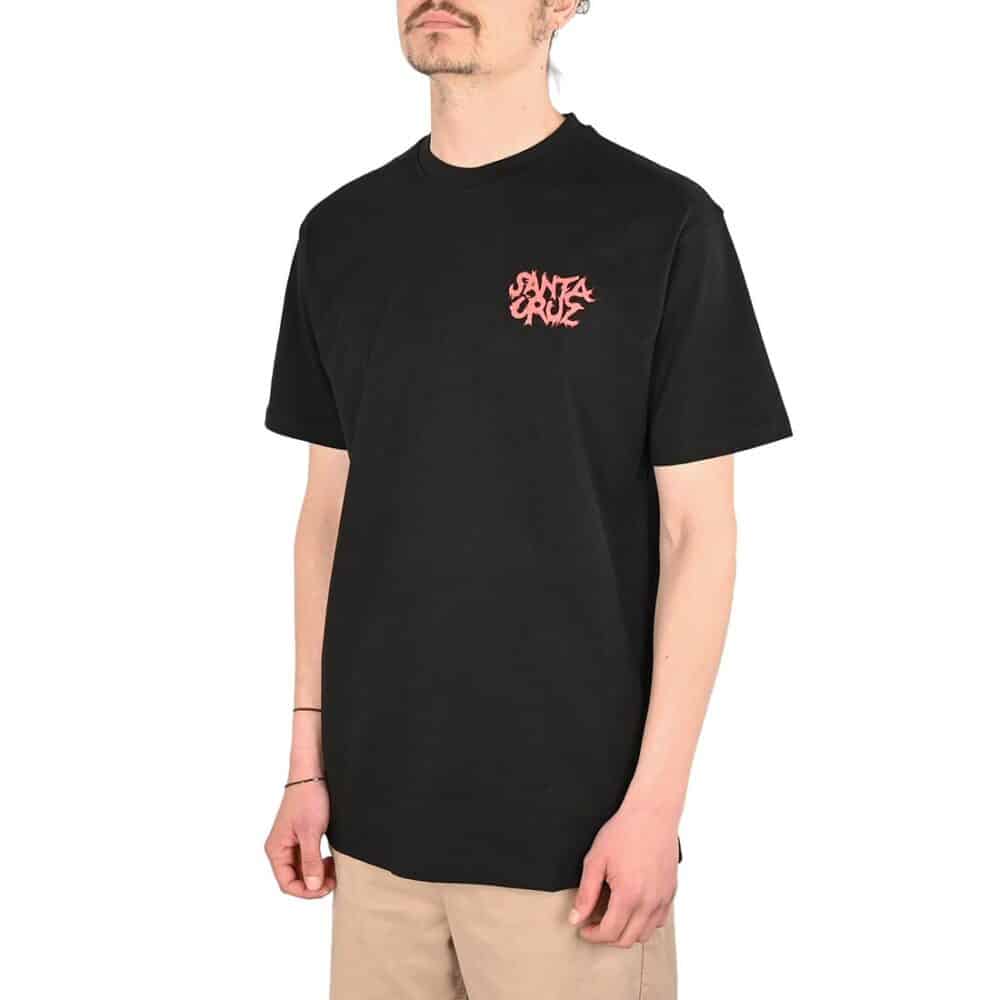 Santa Cruz Knox Firepit Dot S/S T-Shirt - Black