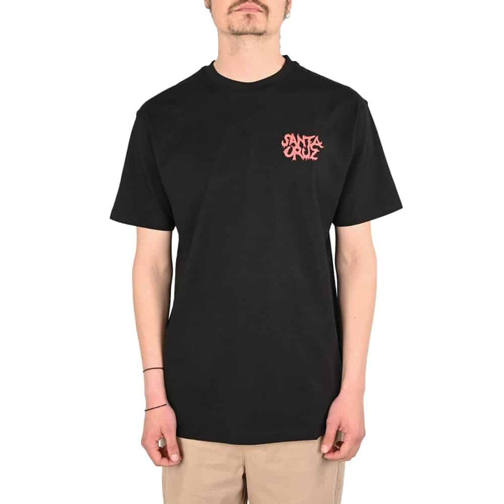 Santa Cruz Knox Firepit Dot S/S T-Shirt - Black