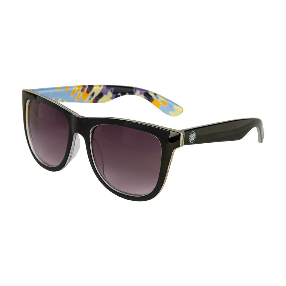 Santa Cruz Opus Dot Sunglasses - Black/Purple Rainbow