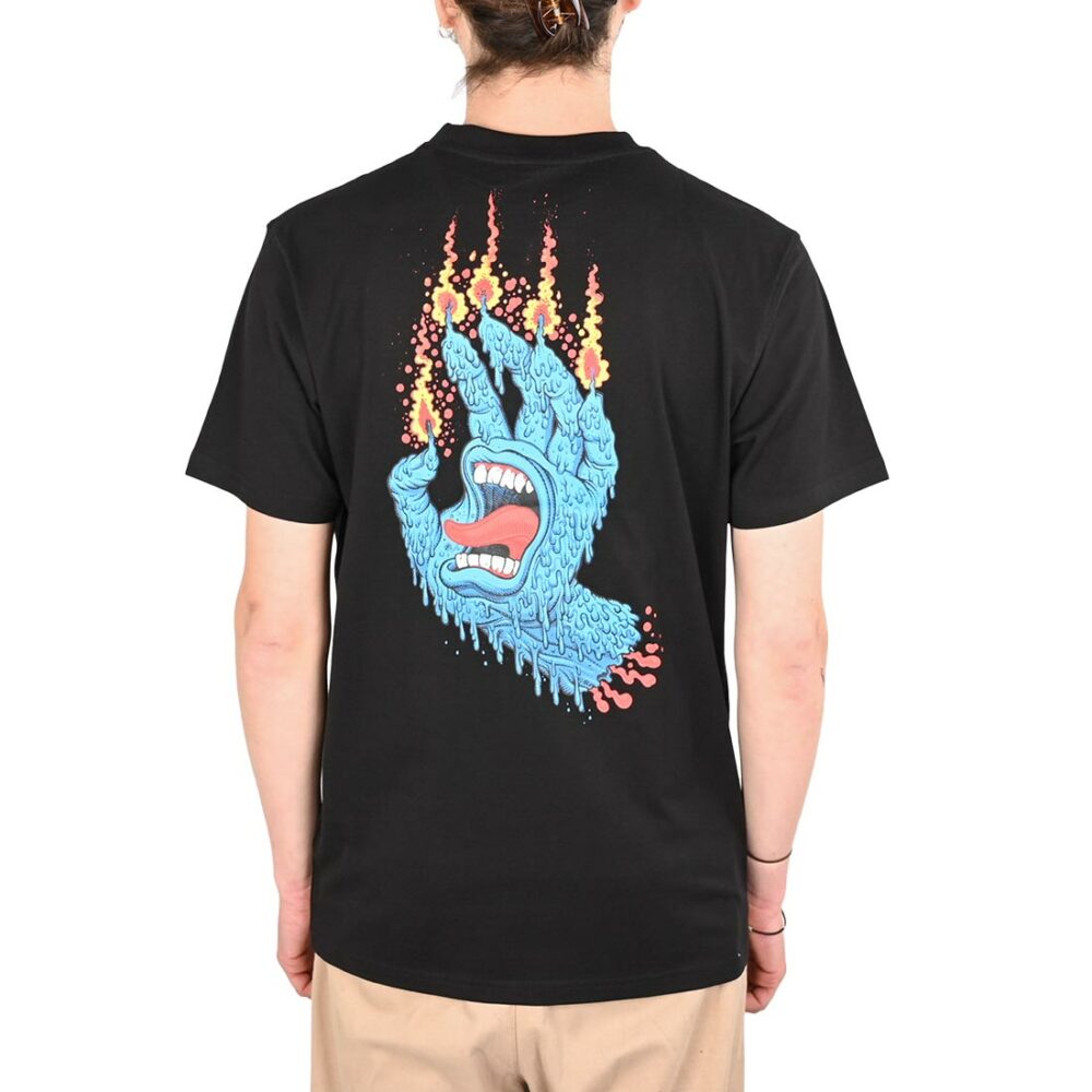 Santa Cruz Pace Ritual Hand S/S T-Shirt - Black