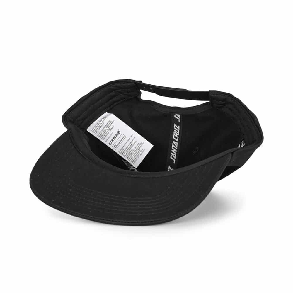Santa Cruz Screaming Hand Mini Strapback Cap - Black