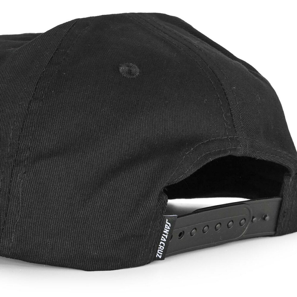 Santa Cruz Screaming Hand Mini Strapback Cap - Black