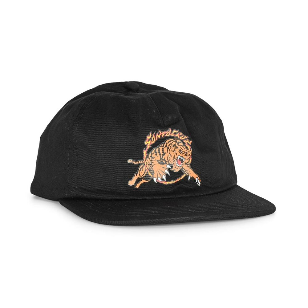 Santa Cruz Salba Tiger Simplified Snapback Cap - Black (Copy)