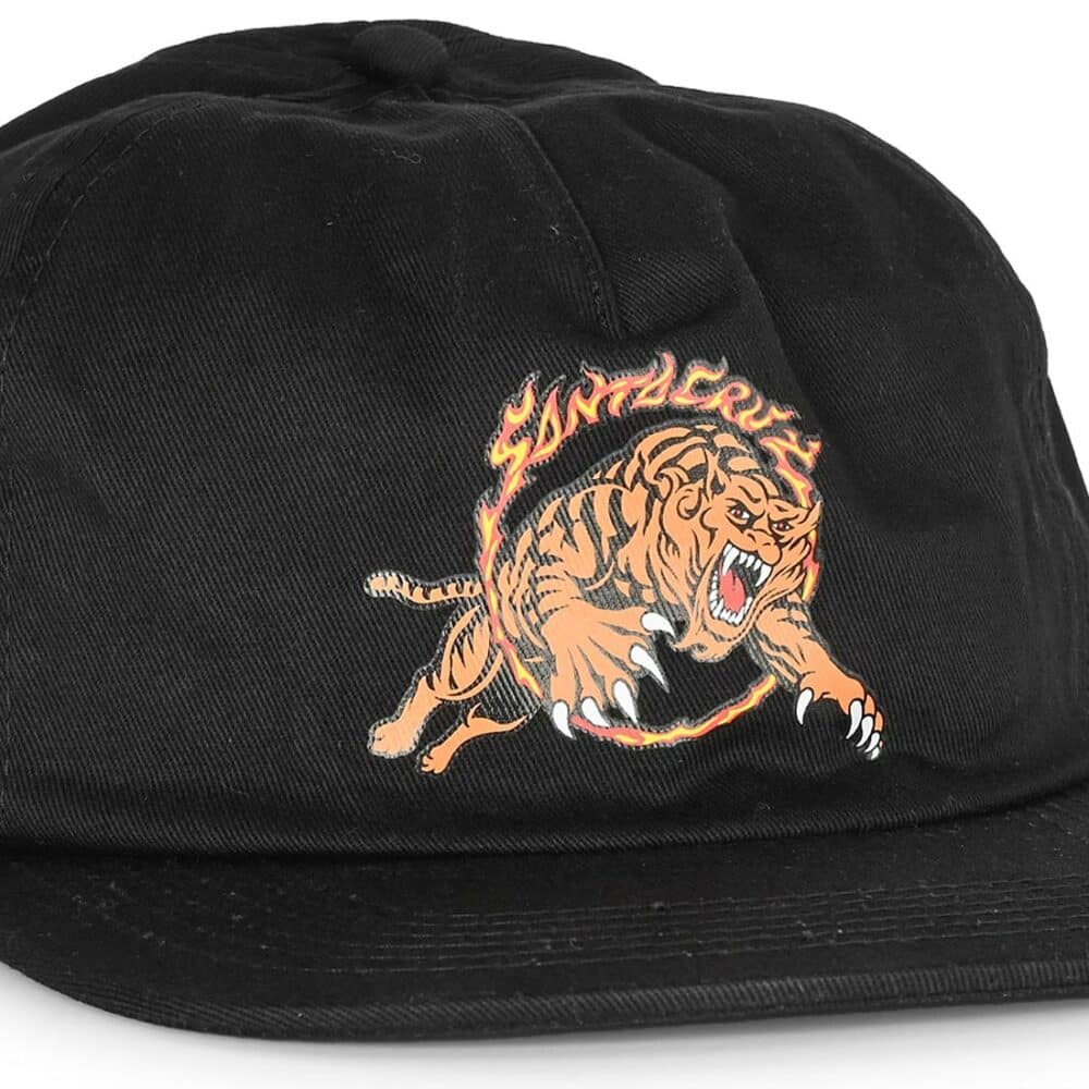 Santa Cruz Screaming Hand Mini Strapback Cap - Black