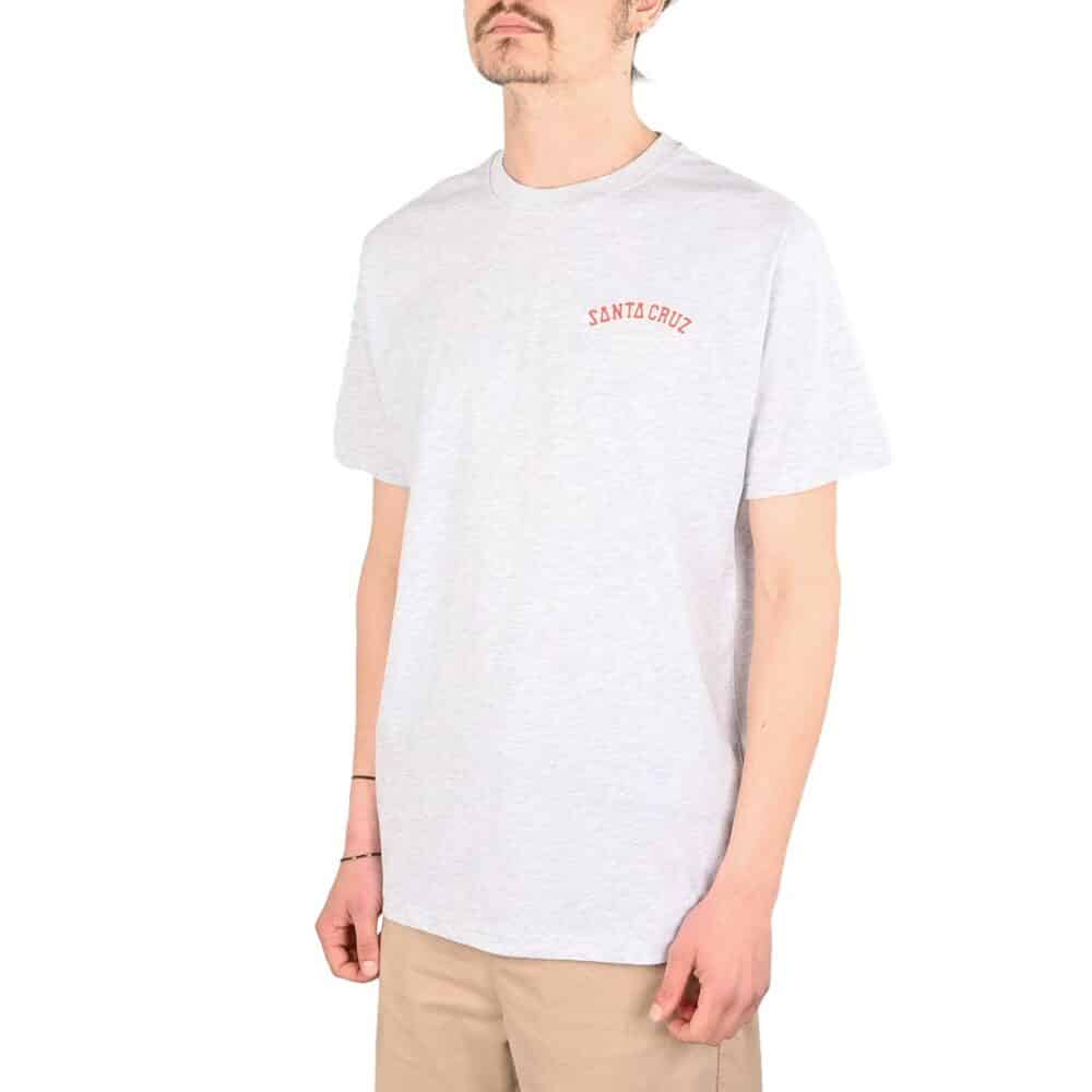 Santa Cruz Screaming Foam Hand S/S T-Shirt - Athletic Heather