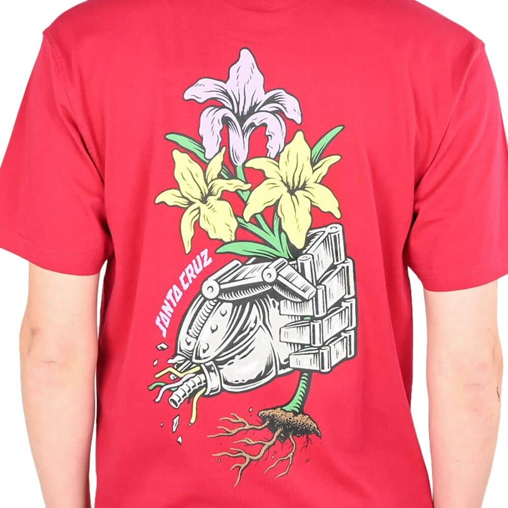 Santa Cruz Wooten Bionic S/S T-Shirt - Port