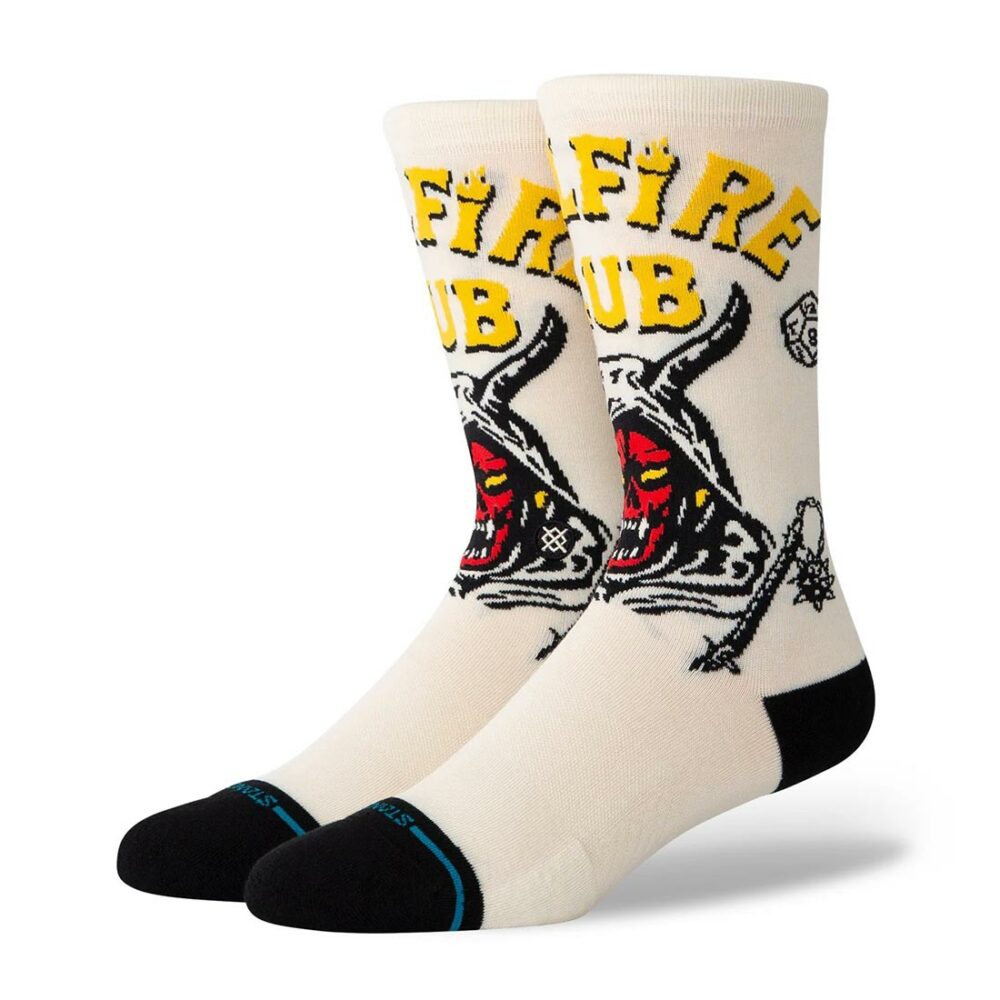 Stance Hellfire Crew Socks - Vintage White