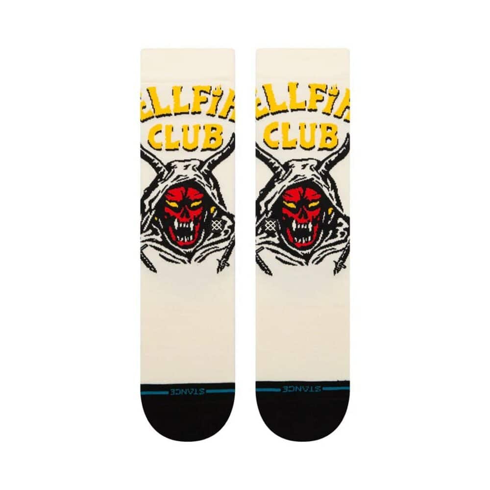 Stance Hellfire Crew Socks - Vintage White