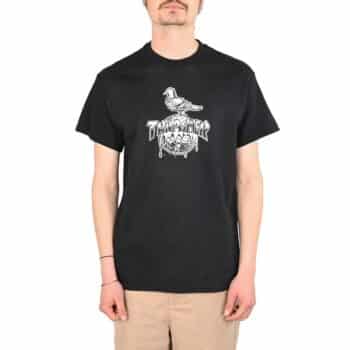 Thrasher x Anti Hero Cover The Earth S/S T-Shirt - Black