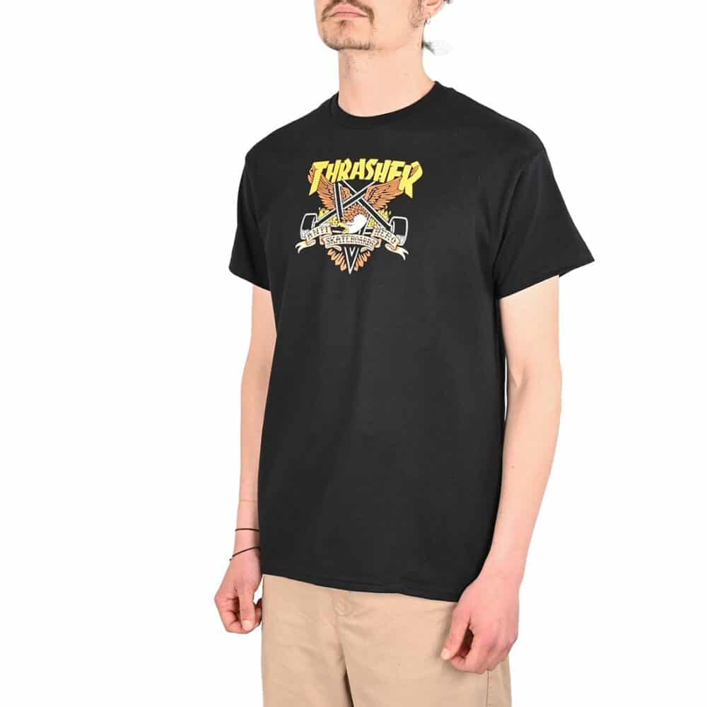 Thrasher x Anti Hero Eaglegram S/S T-Shirt - Black