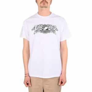 Thrasher x Anti Hero Mag Banner S/S T-Shirt - White