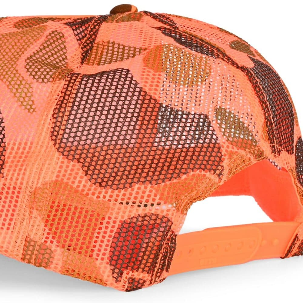 Thrasher x Anti Hero Mag Banner Trucker Cap - Orange Camo
