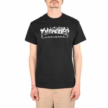 Thrasher x Anti Hero Pigeon Mag S/S T-Shirt - Black