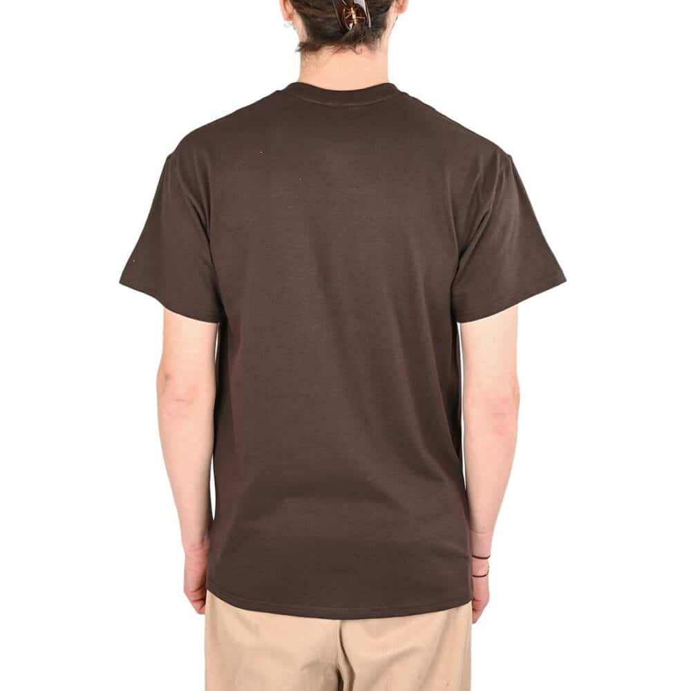 Thrasher x Anti Hero Pigeon Mag S/S T-Shirt - Dark Chocolate
