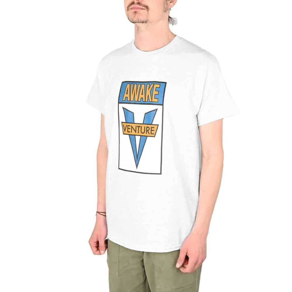 Venture Awake S/S T-Shirt - Ash/Gold/Teal