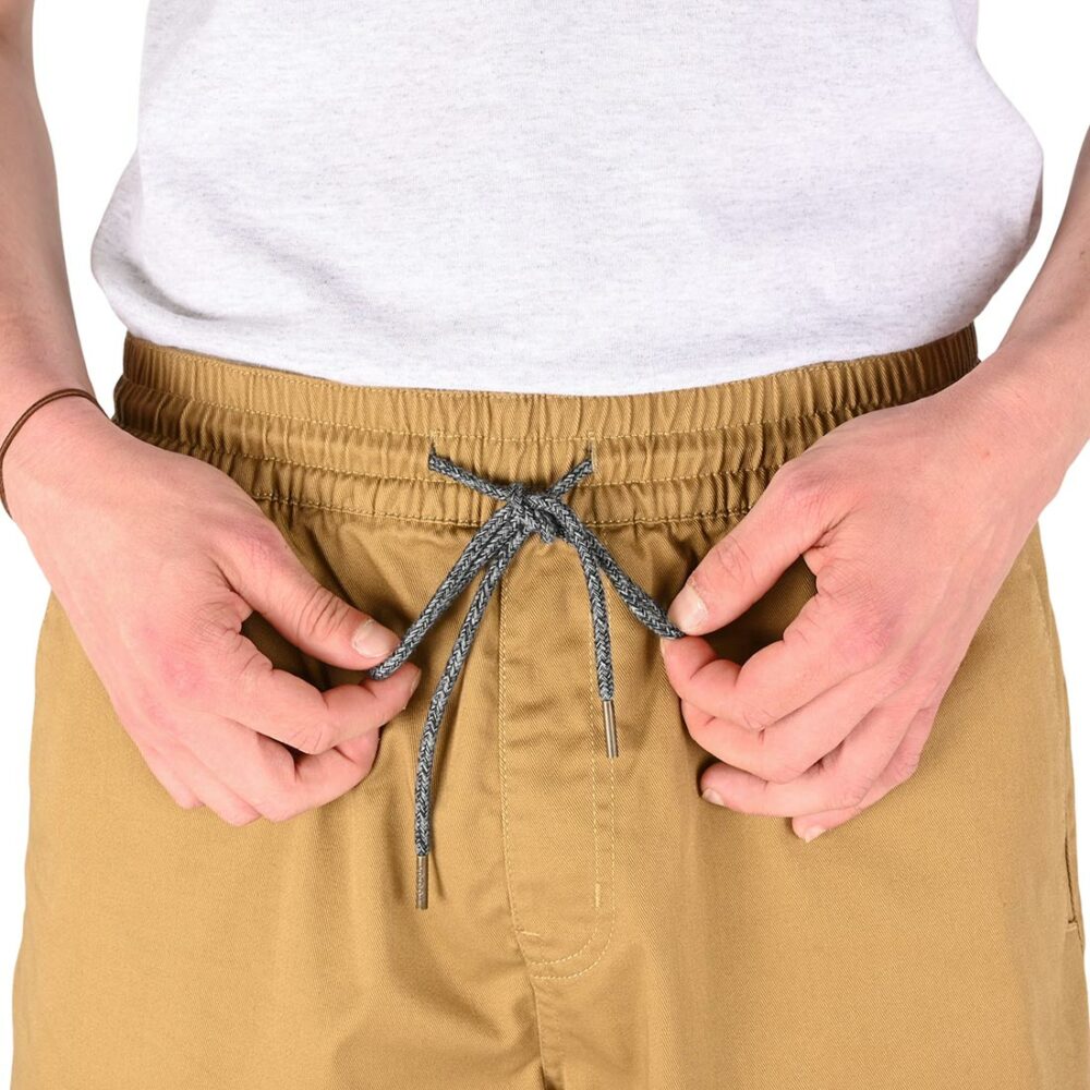 Volcom Frickin Elasticated Waist 19" Shorts - Dark Khaki