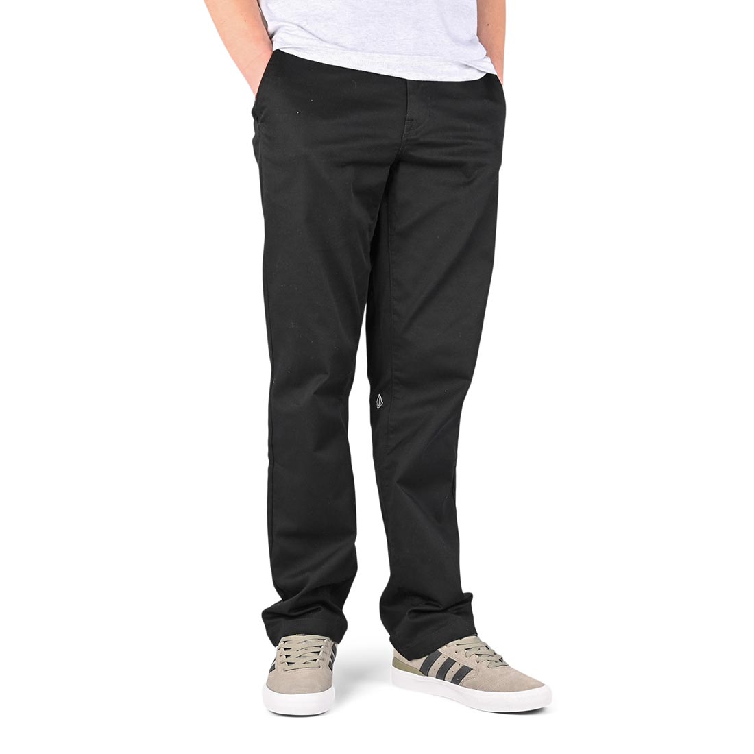 Volcom Frickin Regular Stretch Chino Pants - Black - Supereight