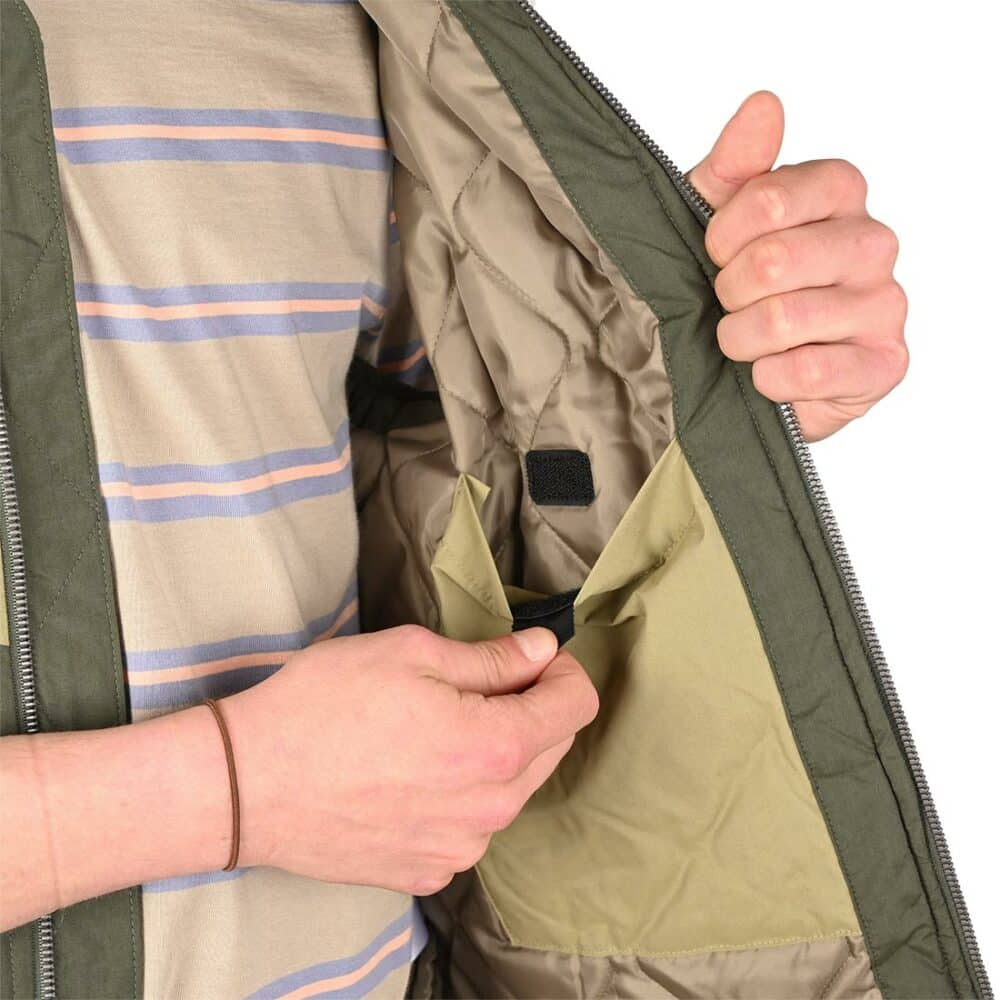 Volcom Prysmer Vest Gilet - Squadron Green