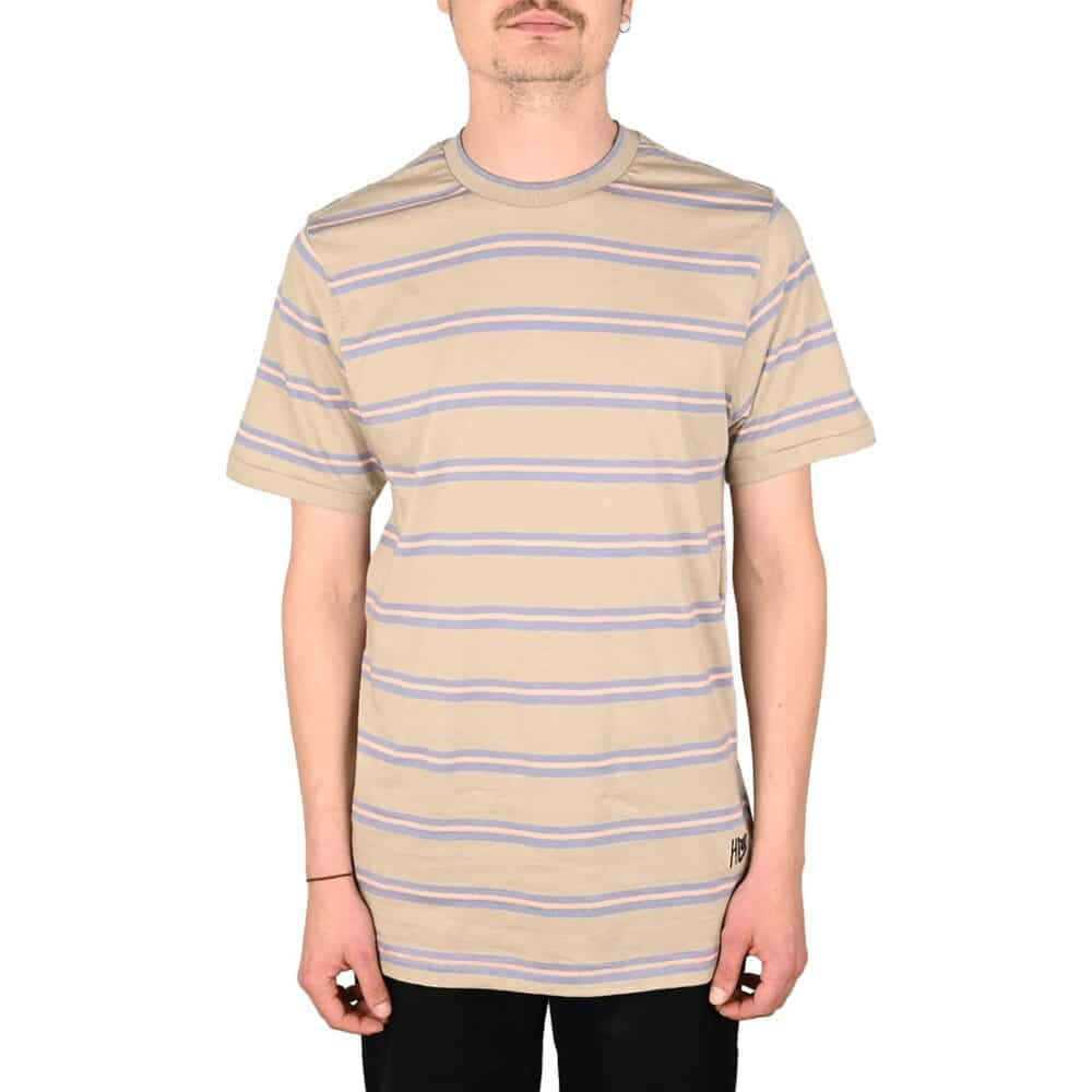Volcom V Ent Hockey Dad Crew S/S T-Shirt - Light Khaki