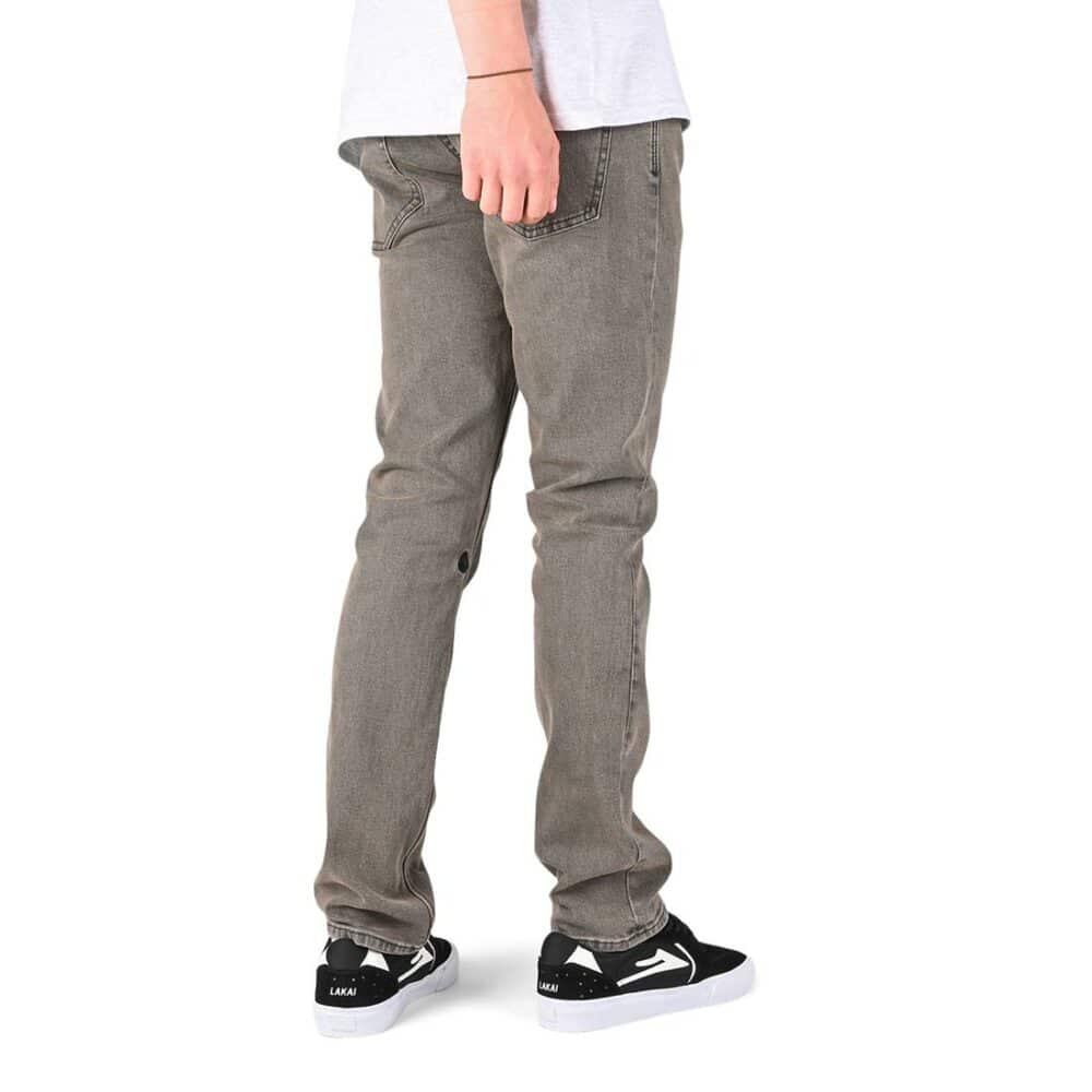 Volcom Vorta Slim Straight Jeans - Black Ozone
