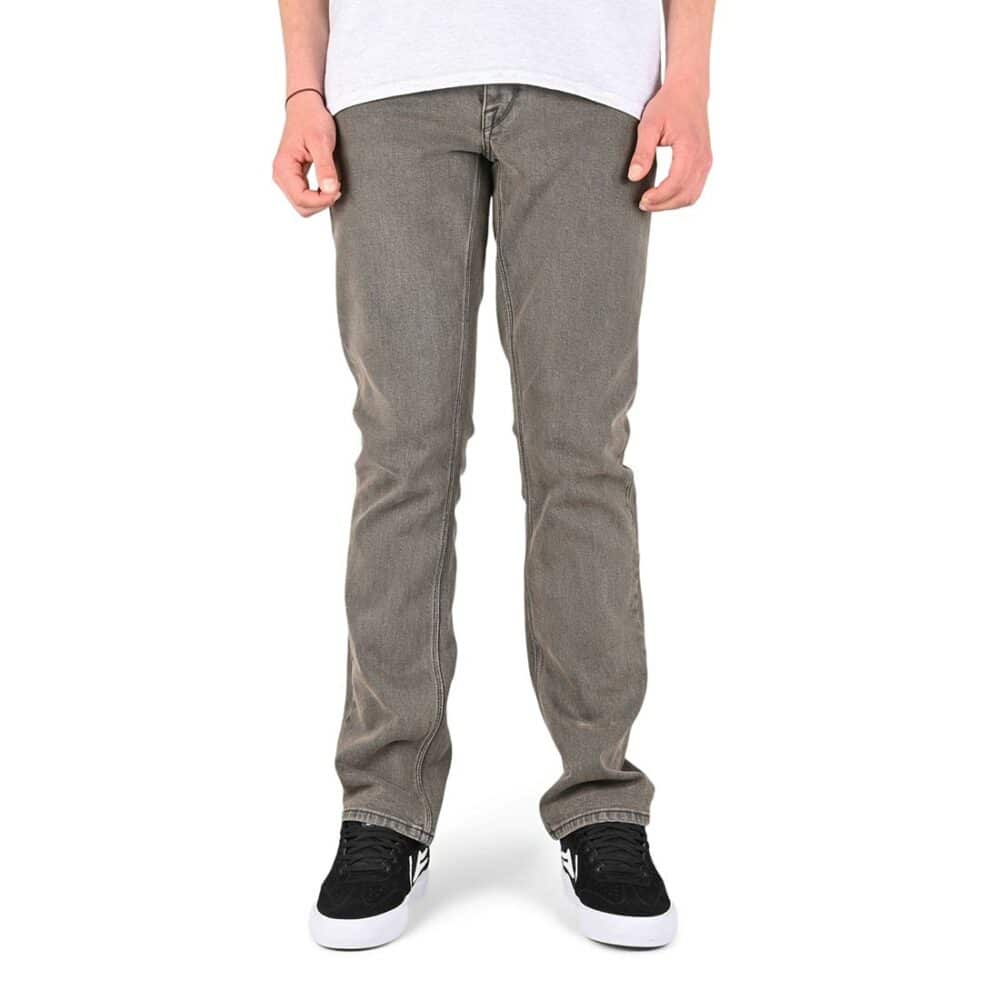 Volcom Vorta Slim Straight Jeans - Black Ozone
