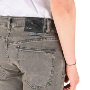 Volcom Vorta Slim Straight Jeans - Black Ozone