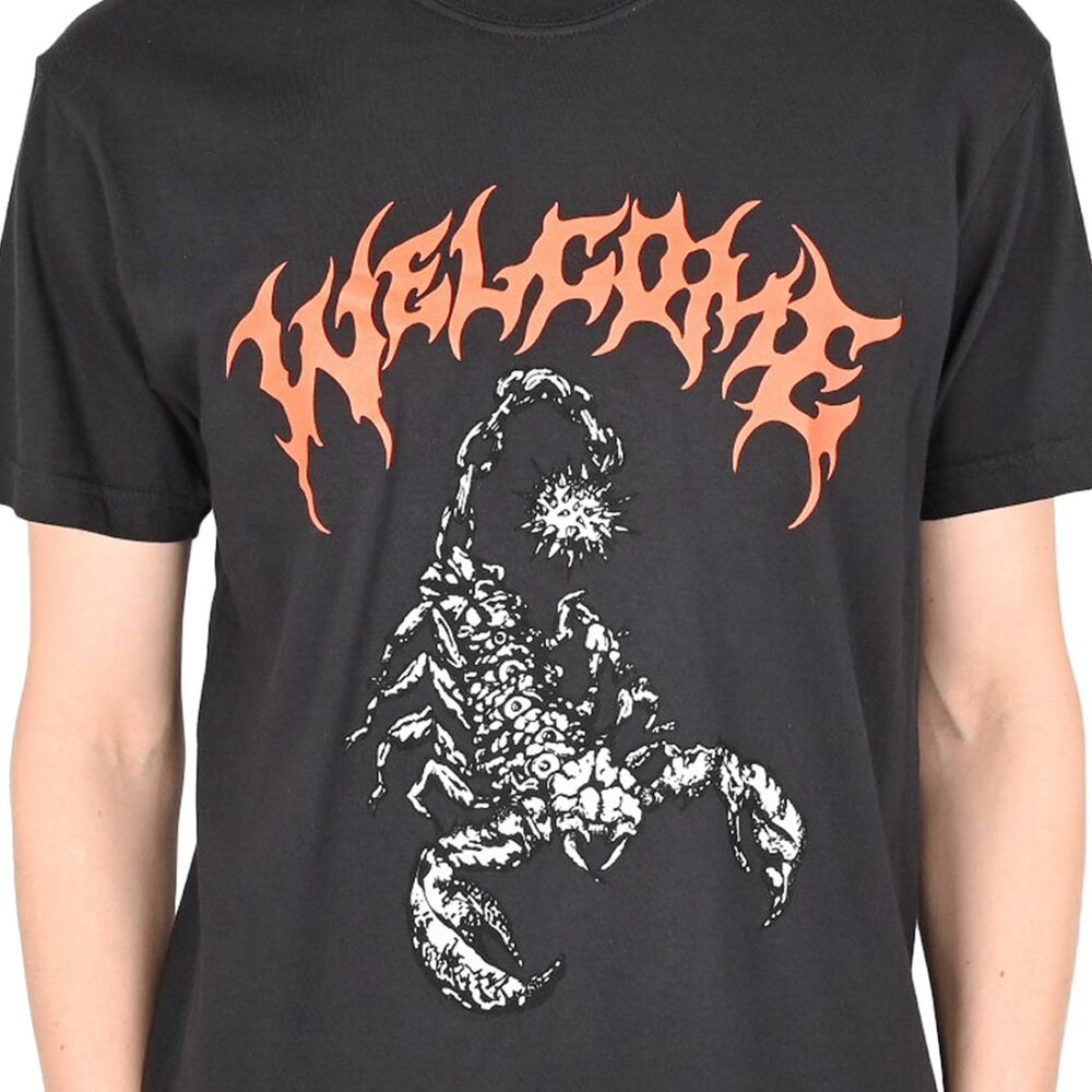 Welcome Mace Garment-Dyed S/S T-Shirt - Black
