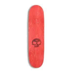 Zero Chalkboard Single Skull Skateboard Deck - Black