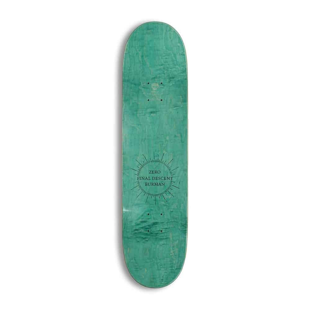 Zero Dane Burman Final Descent 8.25" Skateboard Deck