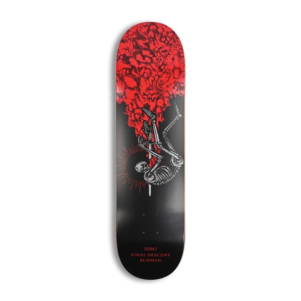 Zero Dane Burman Final Descent 8.25" Skateboard Deck