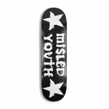 Zero Misled Youth 25 Year 8.5" Skateboard Deck - Black
