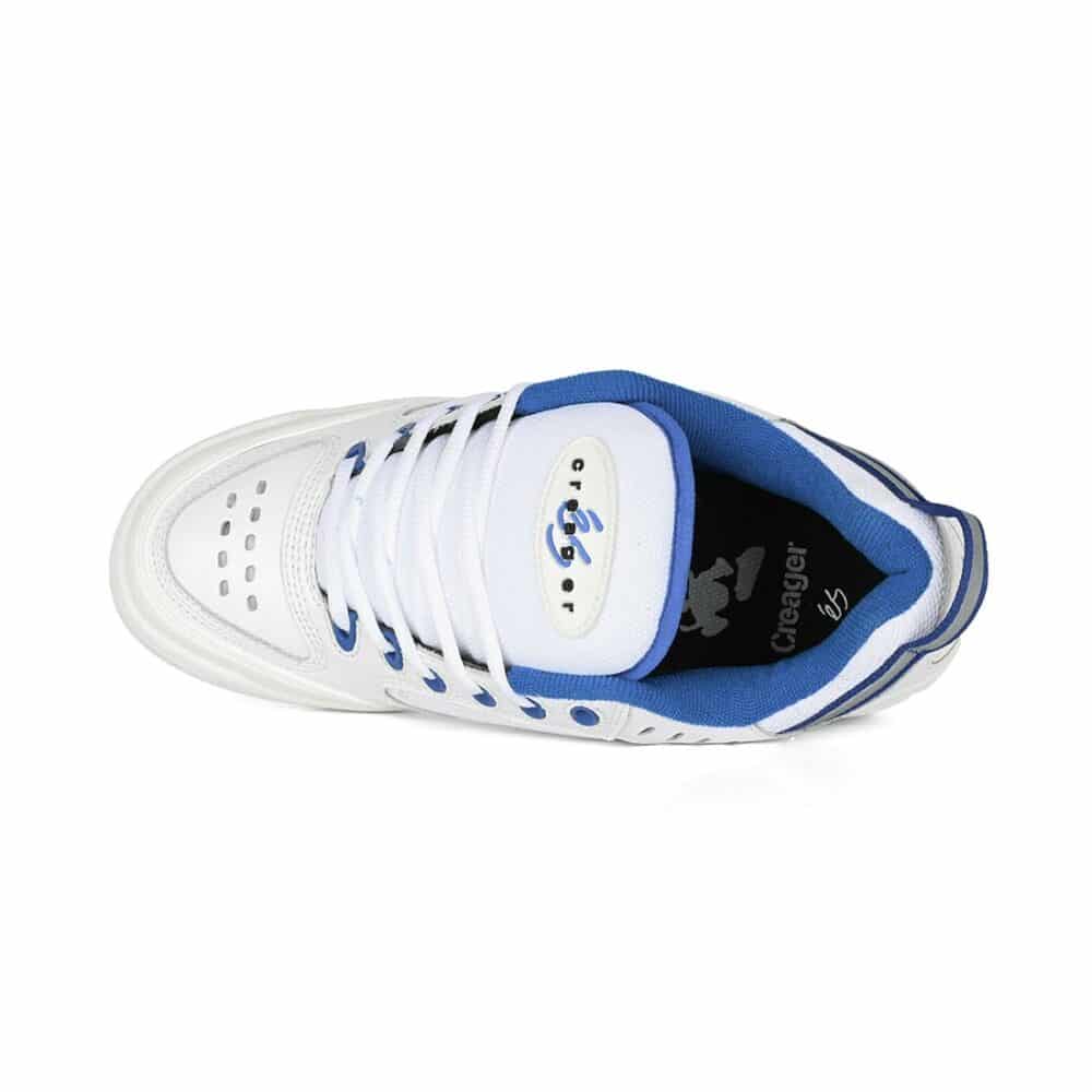 eS Creager Skate Shoes - White/Blue