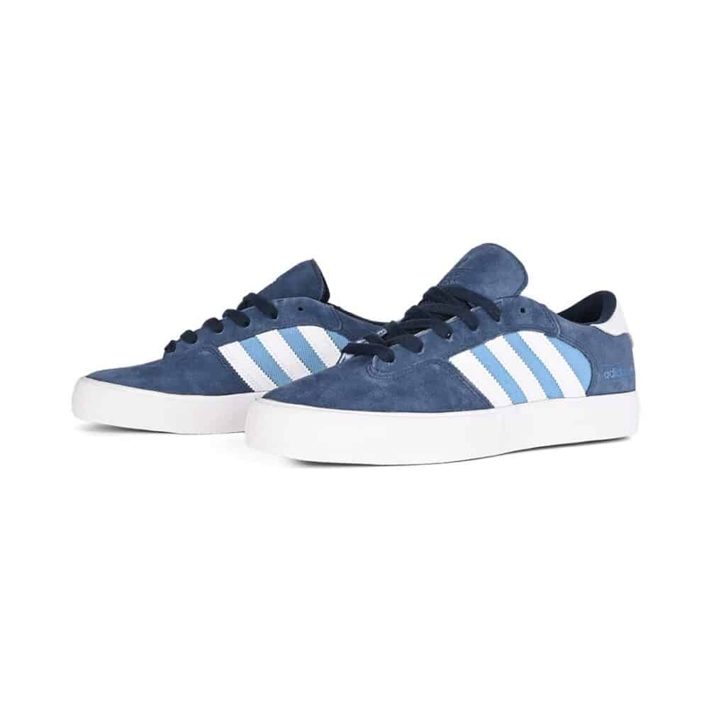 Adidas Matchbreak Super Skate Shoes - Collegiate Navy/White/Light Blue