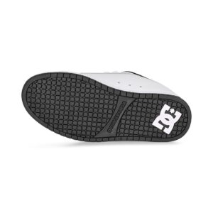 DC Court Graffik Skate Shoes - White/Black/Black