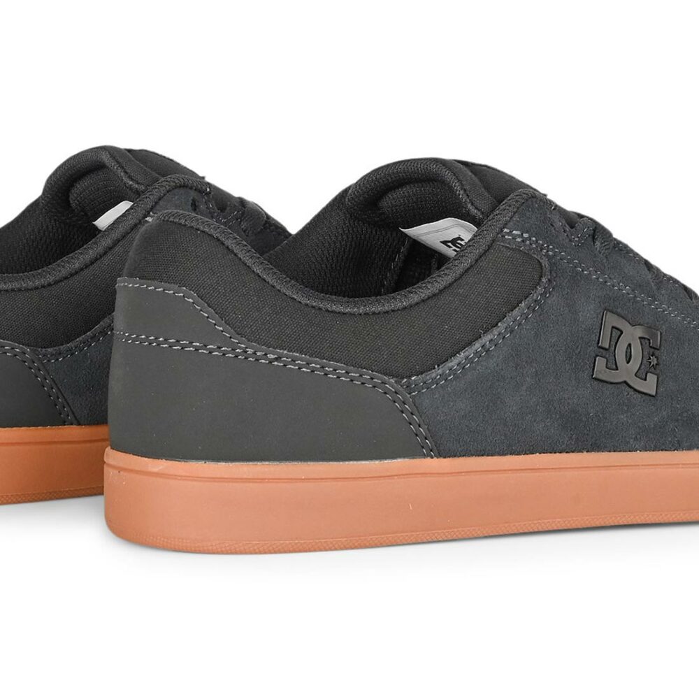 DC Crisis 2 Low Top Skate Shoes - Grey/Gum