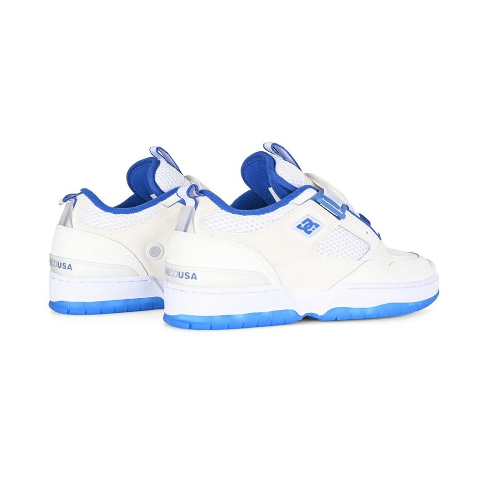DC JS 1 Skate Shoes - White/Blue