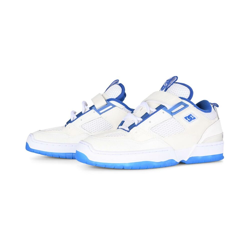 DC JS 1 Skate Shoes - White/Blue