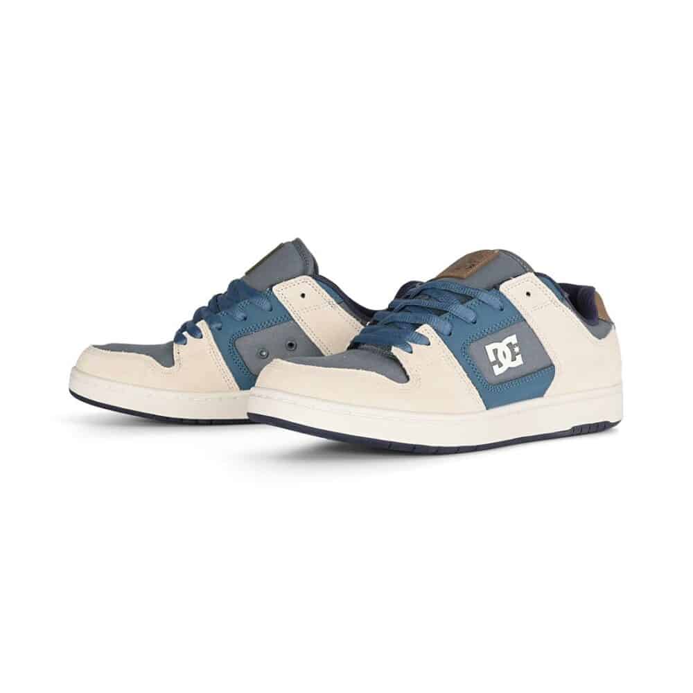 DC Manteca 4 Skate Shoes – Grey/Blue/White