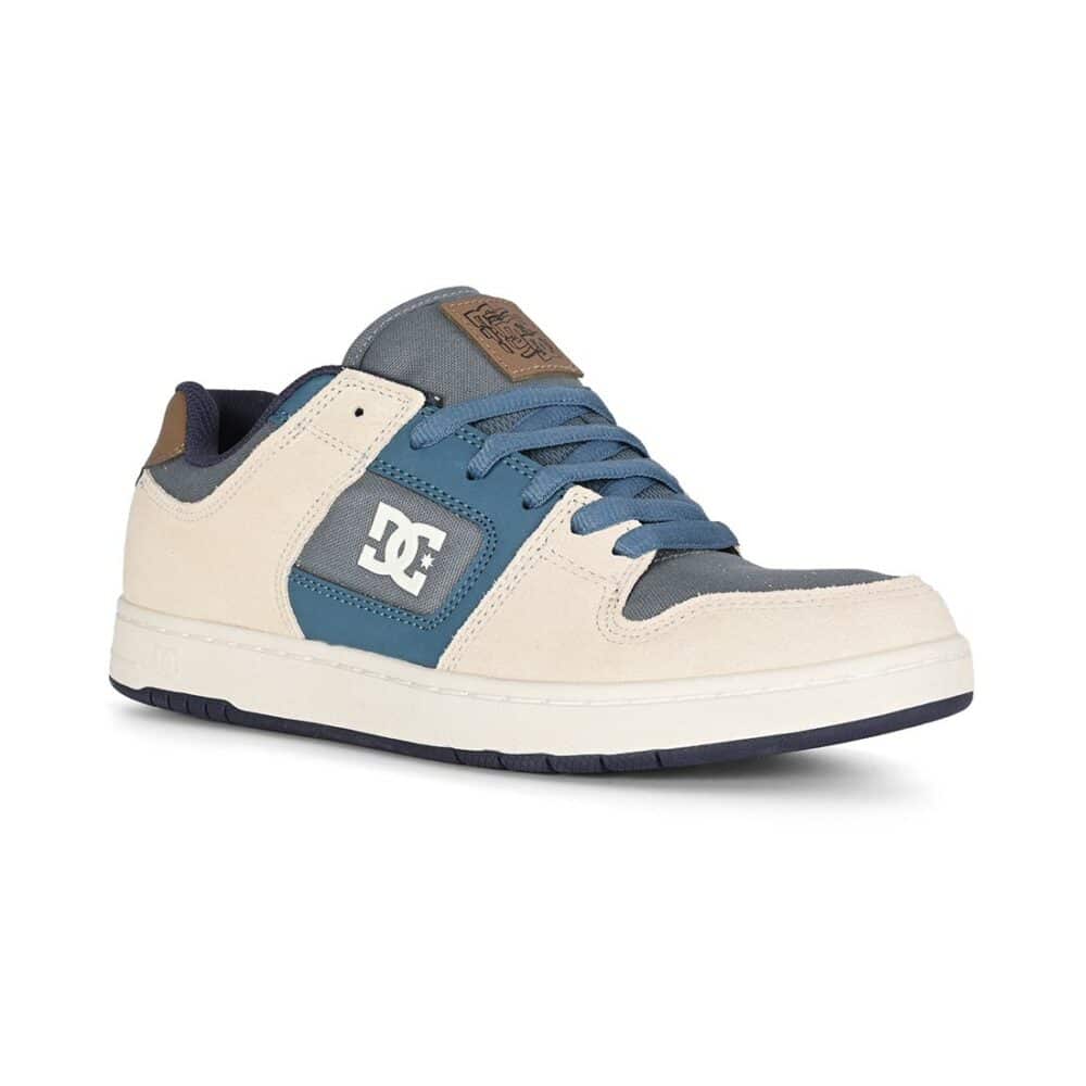 DC Manteca 4 Skate Shoes – Grey/Blue/White