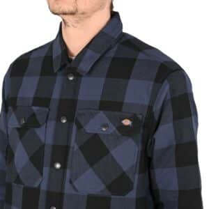 Dickies Lined Sacramento L/S Shirt - Navy Blue