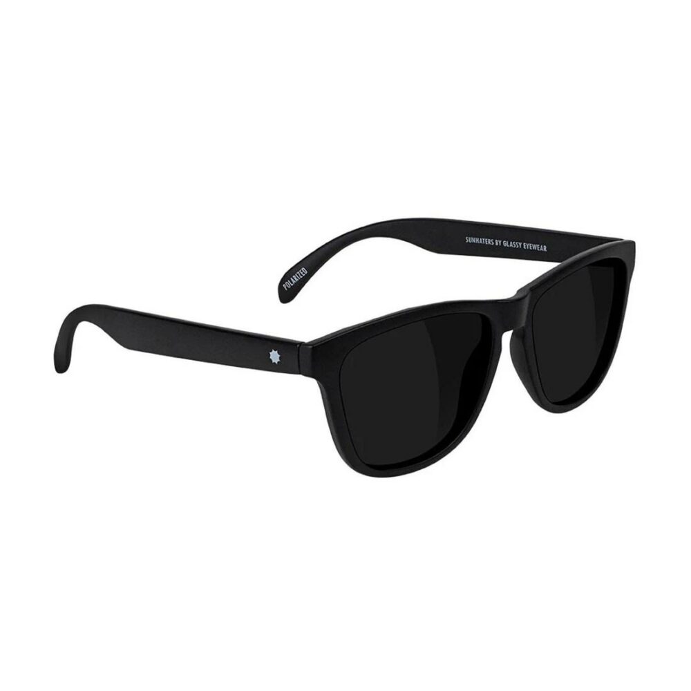 Glassy Eyewear Deric Polarized Sunglasses - Black