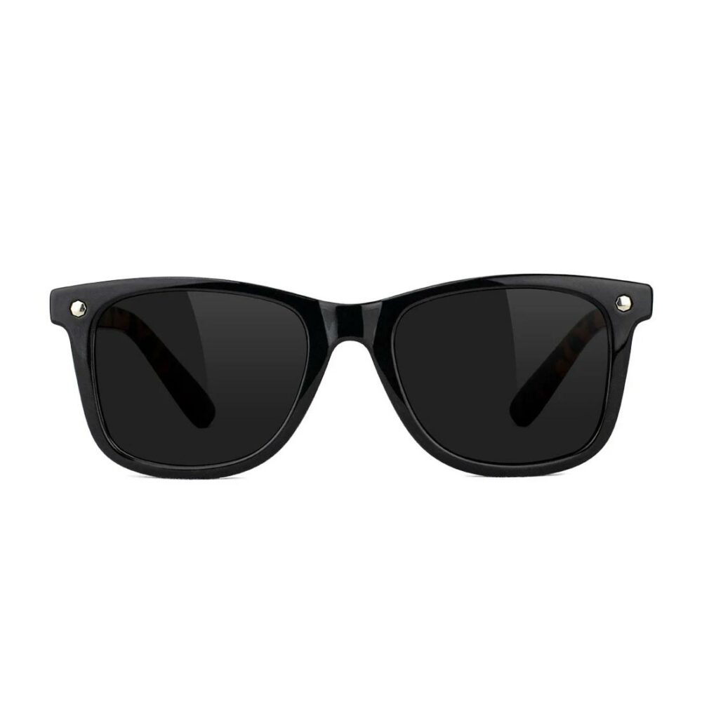 Glassy Eyewear Mikemo Premium Polarized Sunglasses - Blackout/Red Mirror