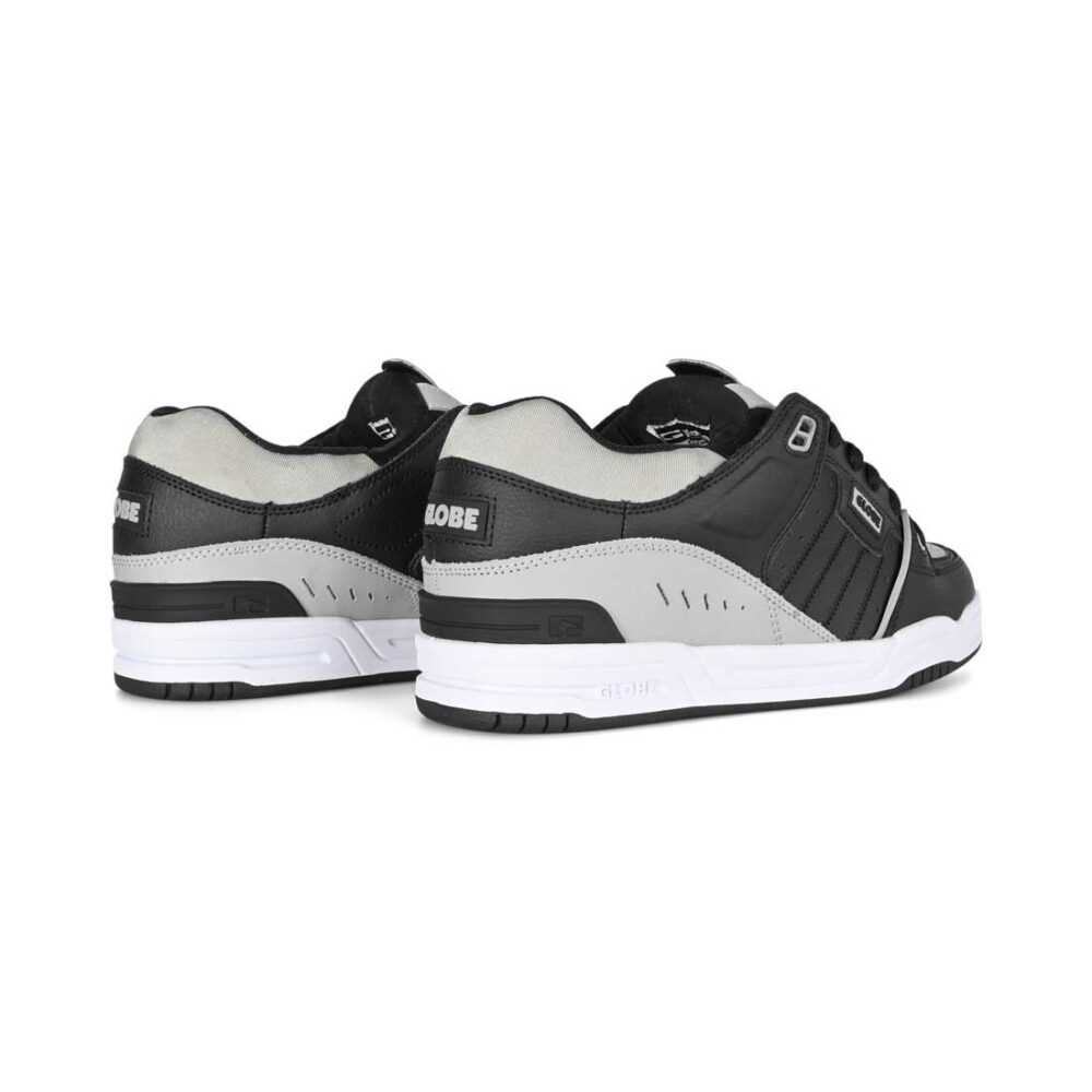 Globe Fusion Skate Shoes - Black/Steel/White