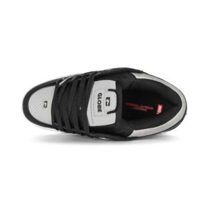 Globe Fusion Skate Shoes - Black/Steel/White