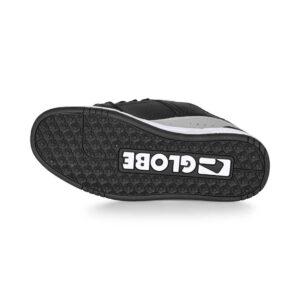 Globe Fusion Skate Shoes - Black/Steel/White