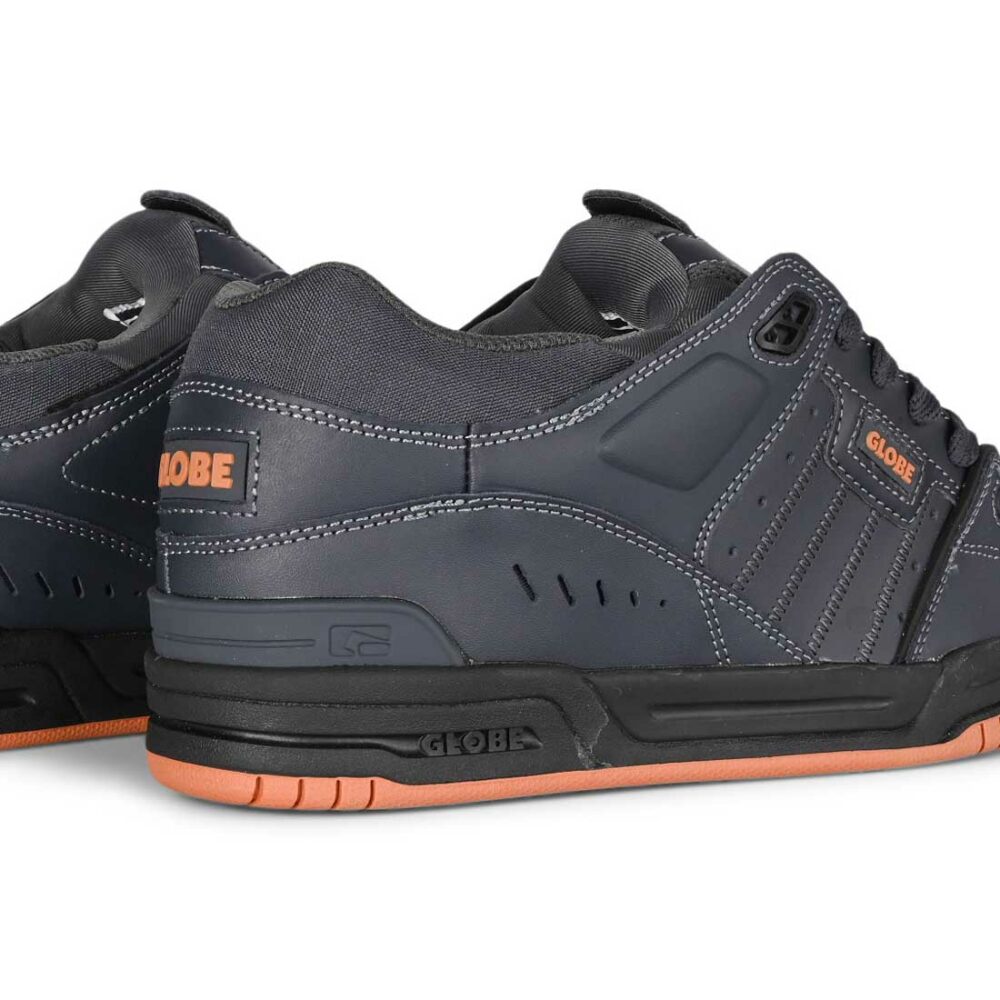 Globe Fusion Skate Shoes - Phantom/Burnt Orange