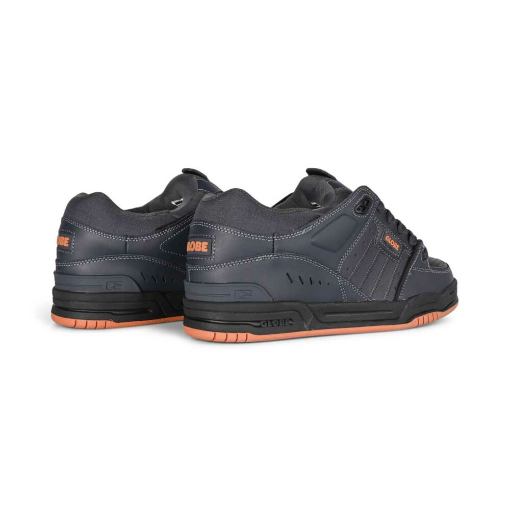 Globe Fusion Skate Shoes - Phantom/Burnt Orange